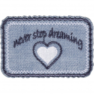 Термоаппликация "Никогда не переставай мечтать"