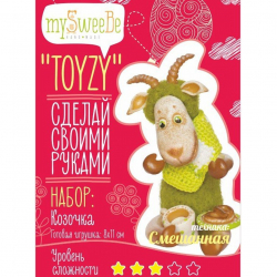 Набор для изготовления текстильной игрушки Toyzy арт.TZ-M001 "Коза" Смешанный