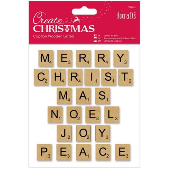 82752_Набор декоративных элементов "Заглавные буквы в Рождественских фразах"