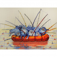 Набор для вышивания МАРЬЯ ИСКУСНИЦА арт.07.011.04 Ловись рыбка большая, по рисунку И. Зенюк 35х25 см