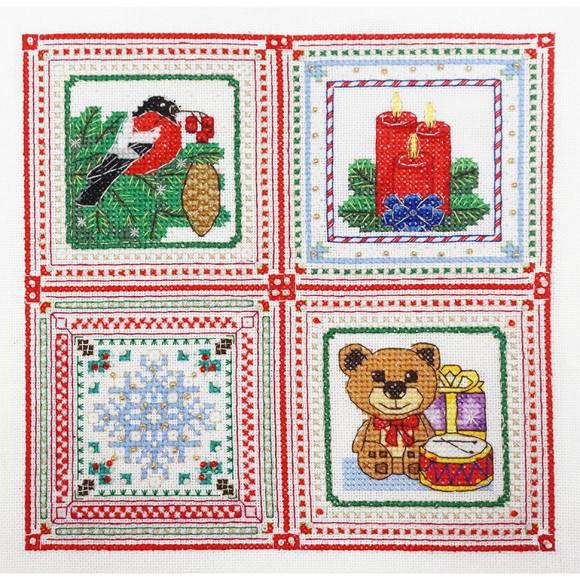 Набор для вышивания МАРЬЯ ИСКУСНИЦА арт.13.003.08 Рождественские истории. Глава 2 18х18 см