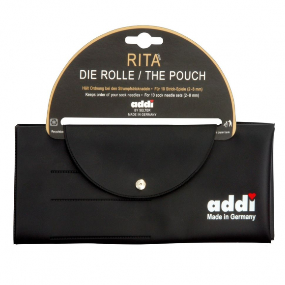 8011_Органайзер addi для хранения чулочных спиц, пластик, 30/10 х 22 см, 10 ячеек