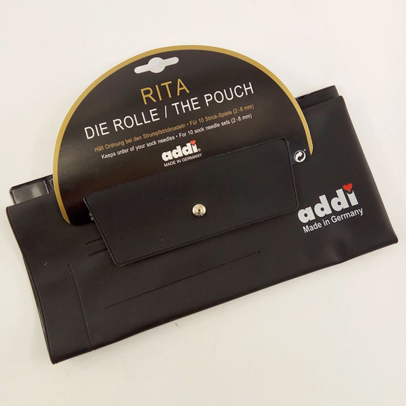 8011_Органайзер addi для хранения чулочных спиц, пластик, 30/10 х 22 см, 10 ячеек