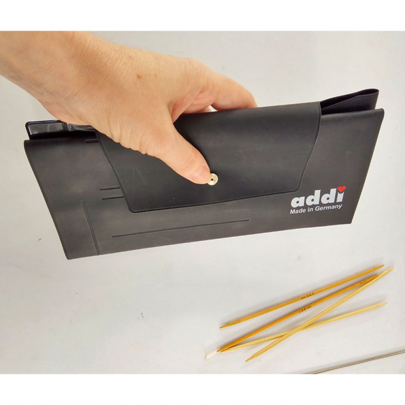 8011_Органайзер addi для хранения чулочных спиц, пластик, 30/10 х 22 см, 10 ячеек