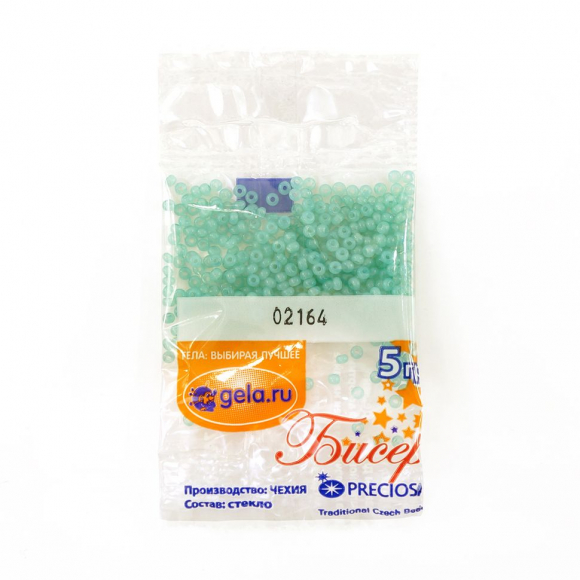Бисер №10, 5 г., цвет 02164