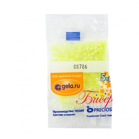 Бисер №10, 5 г., цвет 08786