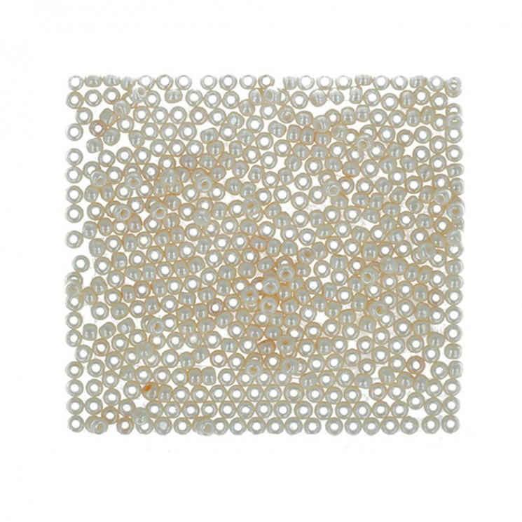 Бисер Япония "TOHO" 11/0  круглый 2  2.2 мм 5 х 5 г №0123 кремовый/перл