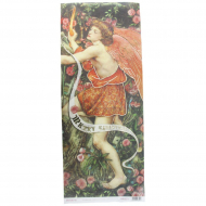 71041_Бумага рисовая с контурным золочением "Ангел"