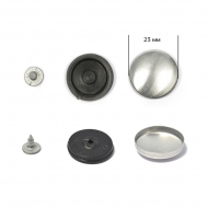 Заготовки для обтяж.пуг. №36 (23мм) ножка - пластик цв. черный на гвоздике уп. 400шт