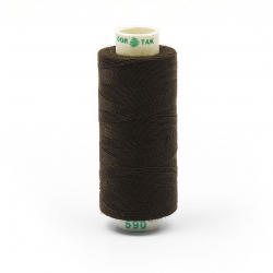 Нитки Dor Tak бытовые 40/2 полиэстер 366м цв.590 коричневый