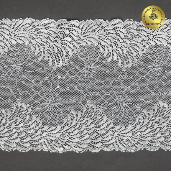 Кружево-стрейч KRUZHEVO арт.TBY.L2209 шир.180мм (под заказ)