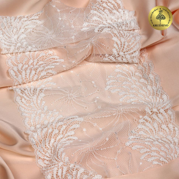 Кружево-стрейч KRUZHEVO арт.TBY.L2209 шир.180мм (под заказ)