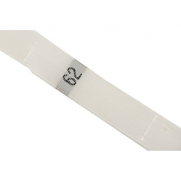 Размерники жаккардовые тафта 62 белый 10х40 мм в рул. 1250 шт (50м)