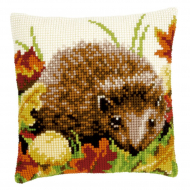 Набор для вышивания VERVACO арт.PN-0150019 Подушка Осенний ёжик 40х40 см