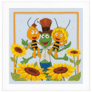 Набор для вышивания VERVACO арт.PN-0154469 Среди подсолнухов 33х33 см