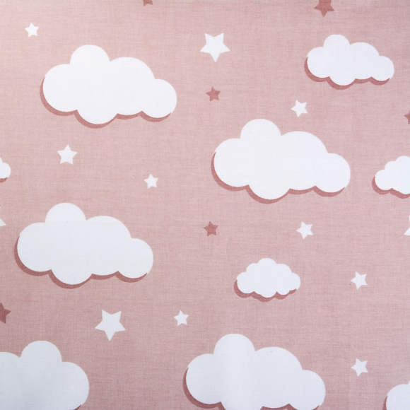 Ткань ранфорс Облака, арт.WH 2813-v01, 130г/м?,100% хлопок, шир.240см, цв.бежевый, уп.3м