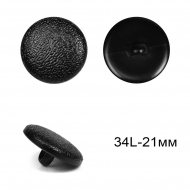 Пуговицы пластиковые C-NE221 цв.черный 34L-21мм, на ножке, 36шт Пуговицы пластиковые C-NE221 цв.черный 34L-21мм, на ножке, 36шт