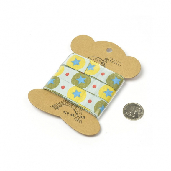 Лента декоративная арт.TBY.ЛДТ.MH-61 шир.16 мм уп. 2,73м