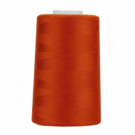 Нитки швейные 40/2 полиэстер 5000 ярд цв.381 рыжий MAX