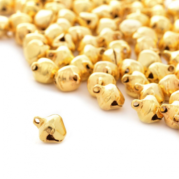 Бубенчик  6мм TBY.120626-1 цв.золото