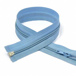 Молния MaxZipper пласт. спираль №5-N 18см н/р цв.F331 голубой уп.50шт