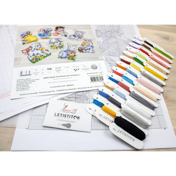 187463_Набор для вышивания "Набор пасхальных украшений из 8 штук"